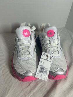 Adidas Adifom Megaride J JR3888 White Pink Blue Sneakers Shoes US 5 EU 37⅓ NWT