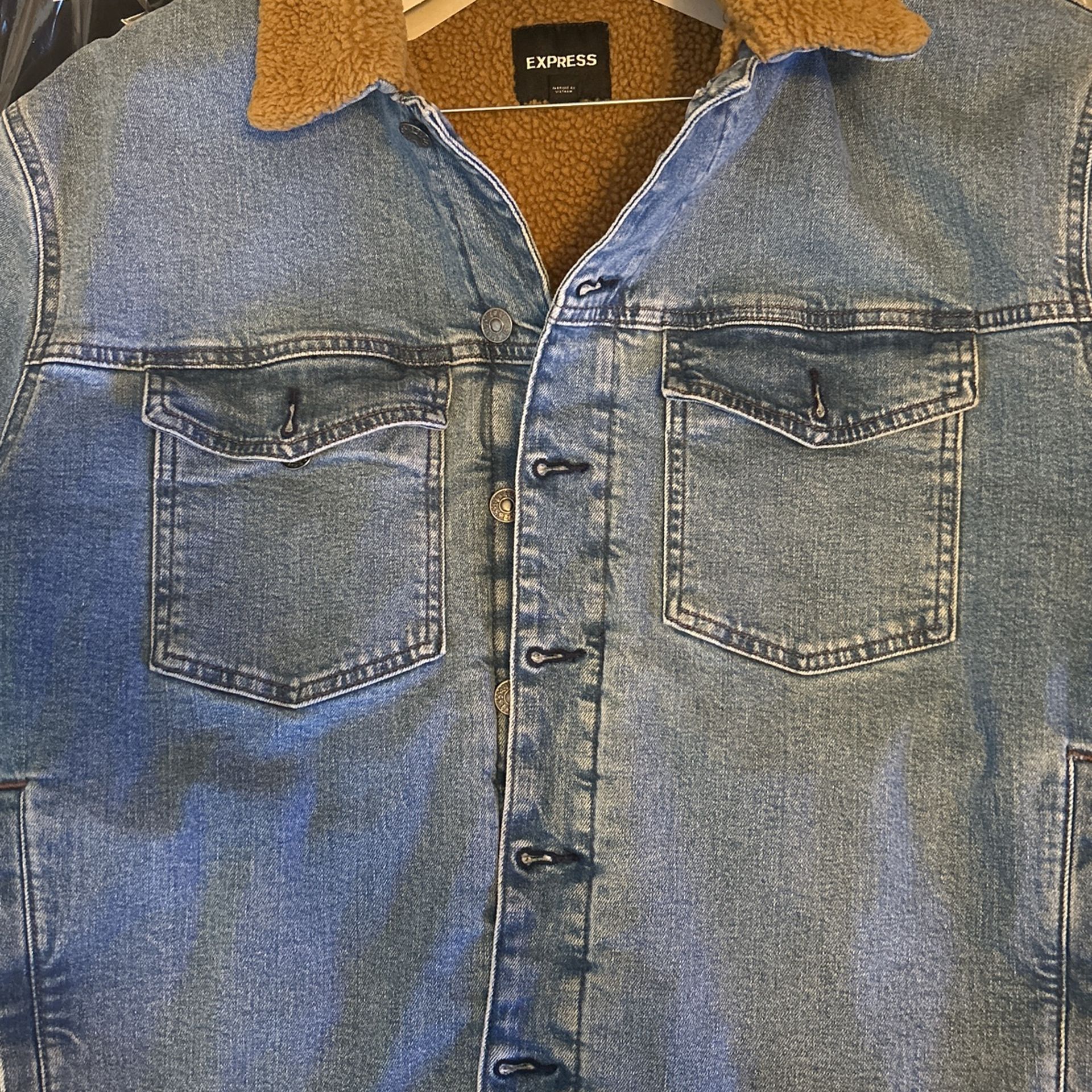 Sherpa Lined Jean Jacket