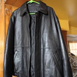 Modern Elements Leather Jacket $25