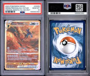 PSA 10 Origin Forme Dialga VSTAR GG68 Full Art – Crown Zenith – Pokemon TCG Card