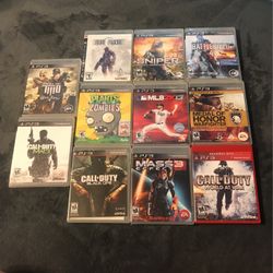 Pack Of 11 PS3 Games