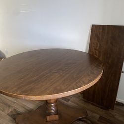 Sectional Wooden table and chairs