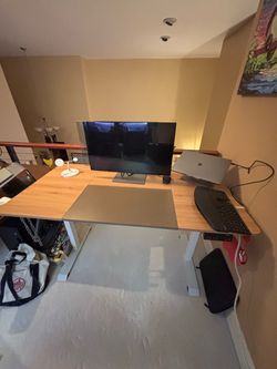 Electric adjustable standing desk
