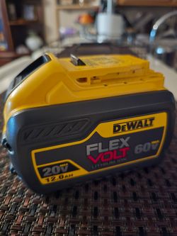 Like New BIG Dewalt 12ah 60 volt Flex Battery & see many more posts here