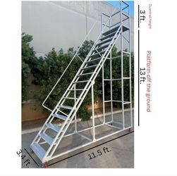 Step ladder industrial