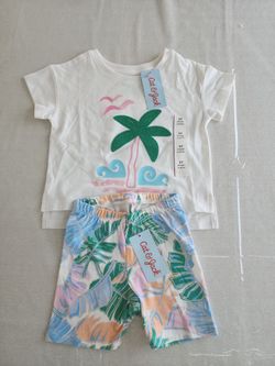 New Cat and Jack girl set Size 2T