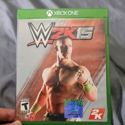2K WWE 2K15 Wrestling (T) for Xbox One w/ Case, Multiplayer Online