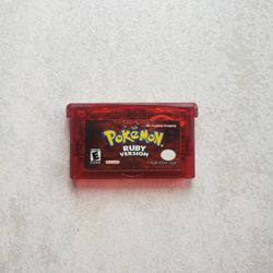 Pokemon Ruby Nintendo Gameboy 