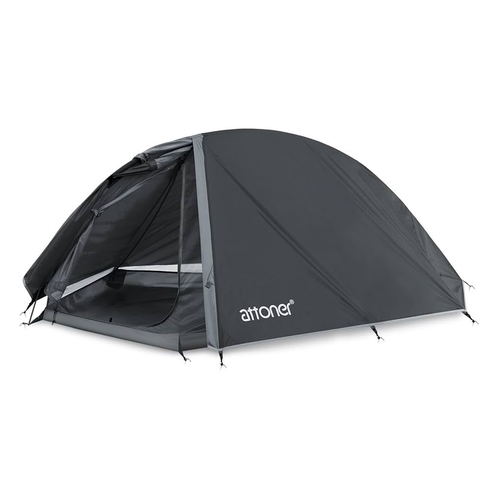 Tent for Camping, 1 Person Tent, 3-4 Season Backpacking Tent, Lightweight Outdoor Waterproof Tent for Hiking and Traveling