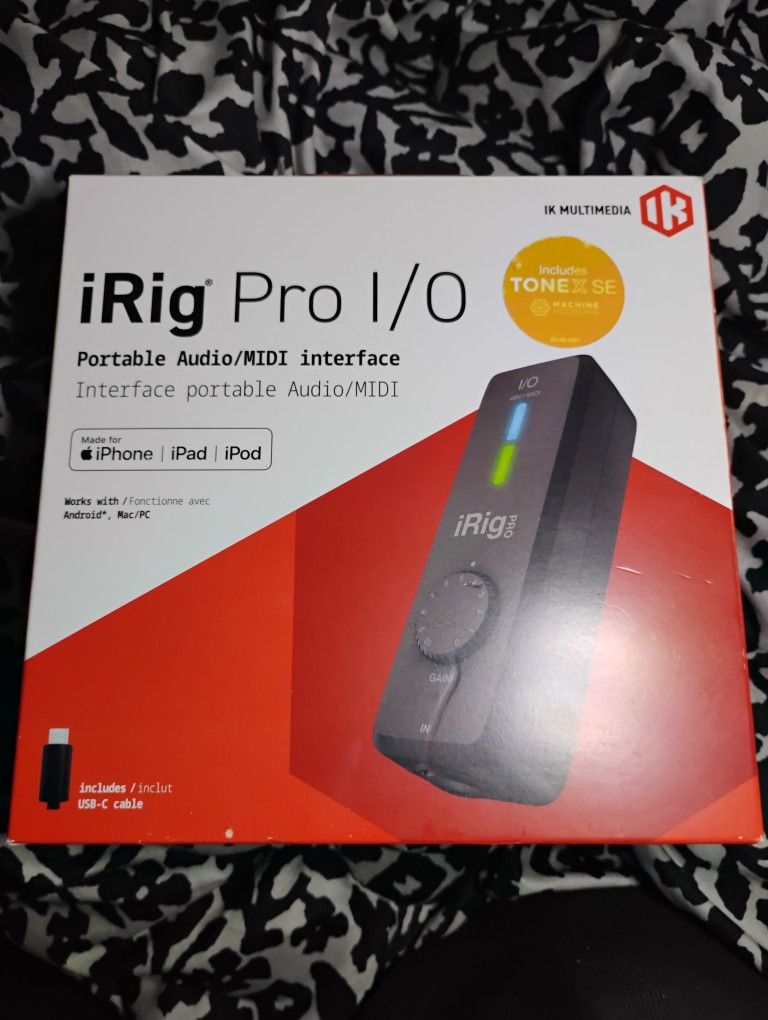 Brand New/Unopened iRig Pro I/O Portable Audio/MIDI Interface