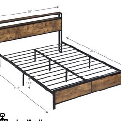 Bed frame & Mattress