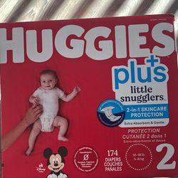 Huggies Size 2 Diapers 174 Count