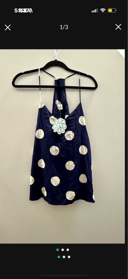 NWT polka dot blouse