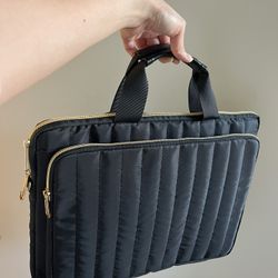 MOSISO 2-in-1 Quilted Laptop Bag (Black)