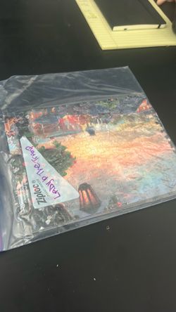 Disney lady and the tramp kinkade puzzle