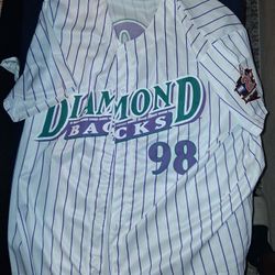 Xl White Dbacks Jersey 