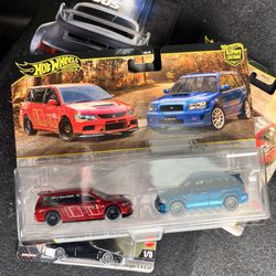  Evo 9 And Subaru Wagon 