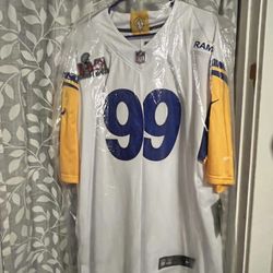 Los Angeles Rams Aaron Donald Super Bowl Jersey 