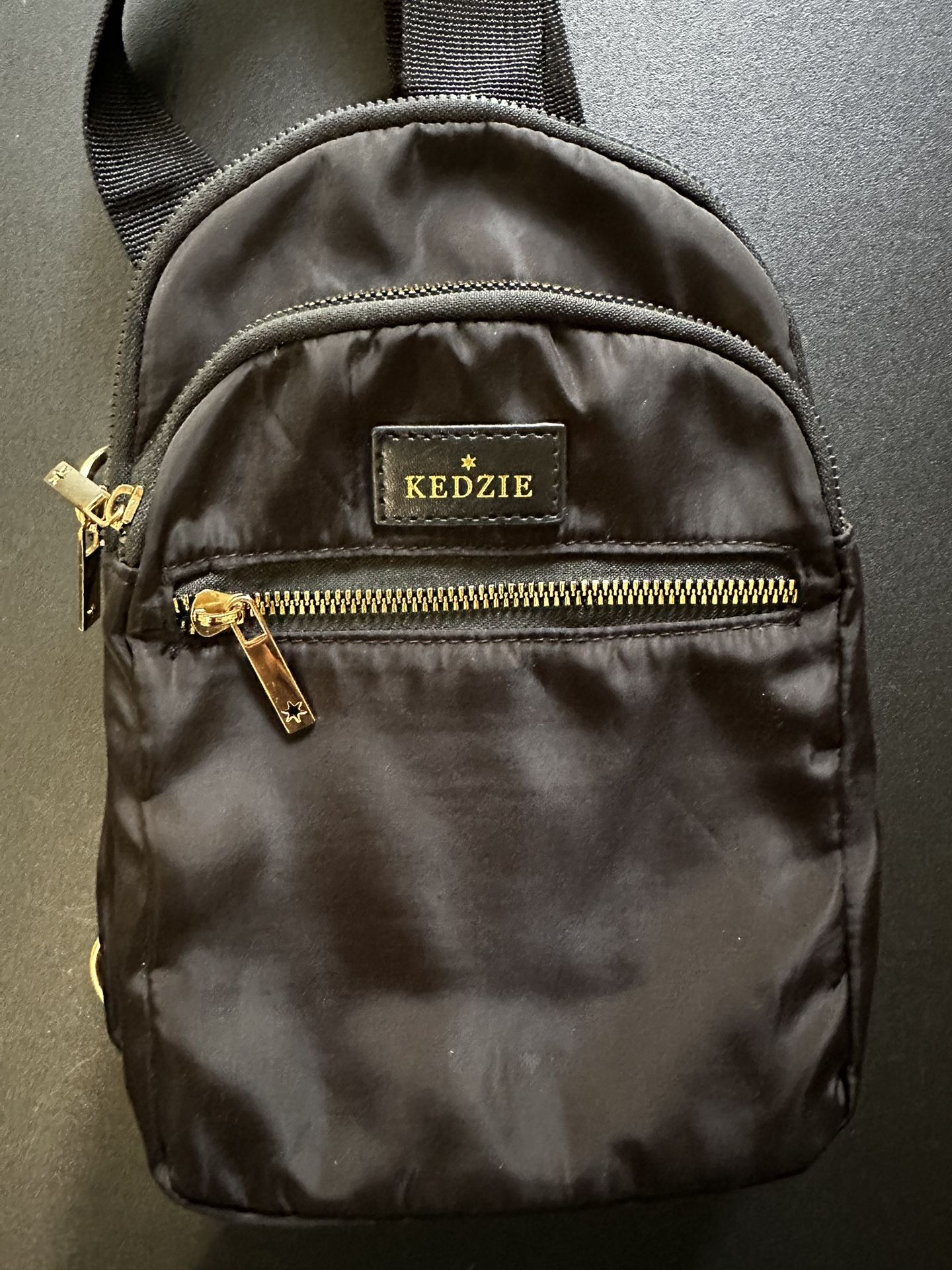 Black + Gold Kedzie Crossbody