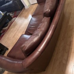Leather Couch, Great Condition. 150$