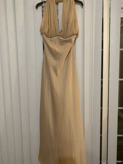 Gold Formal Gown Size 2X by Eureka