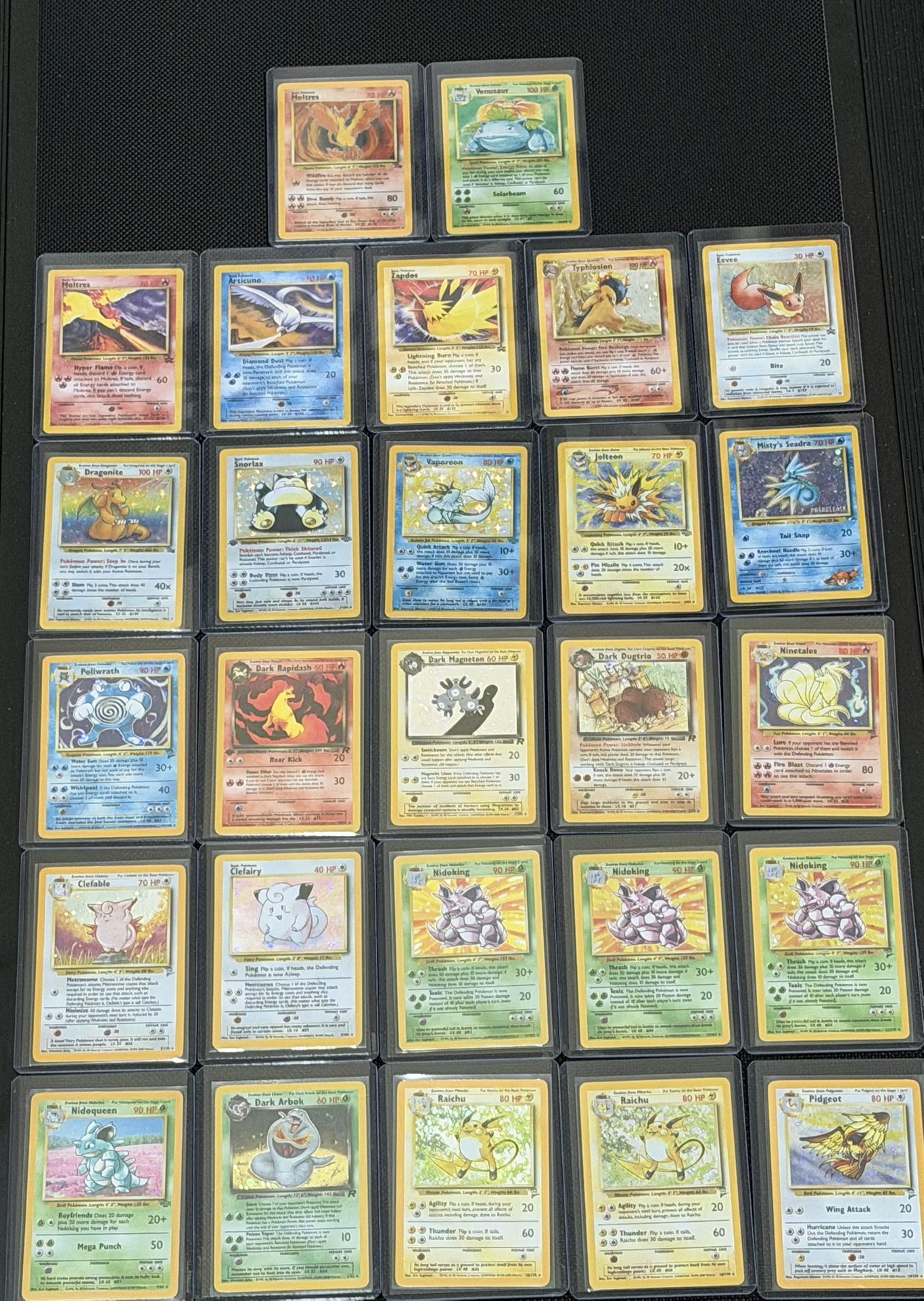 Vintage English Pokemon Cards