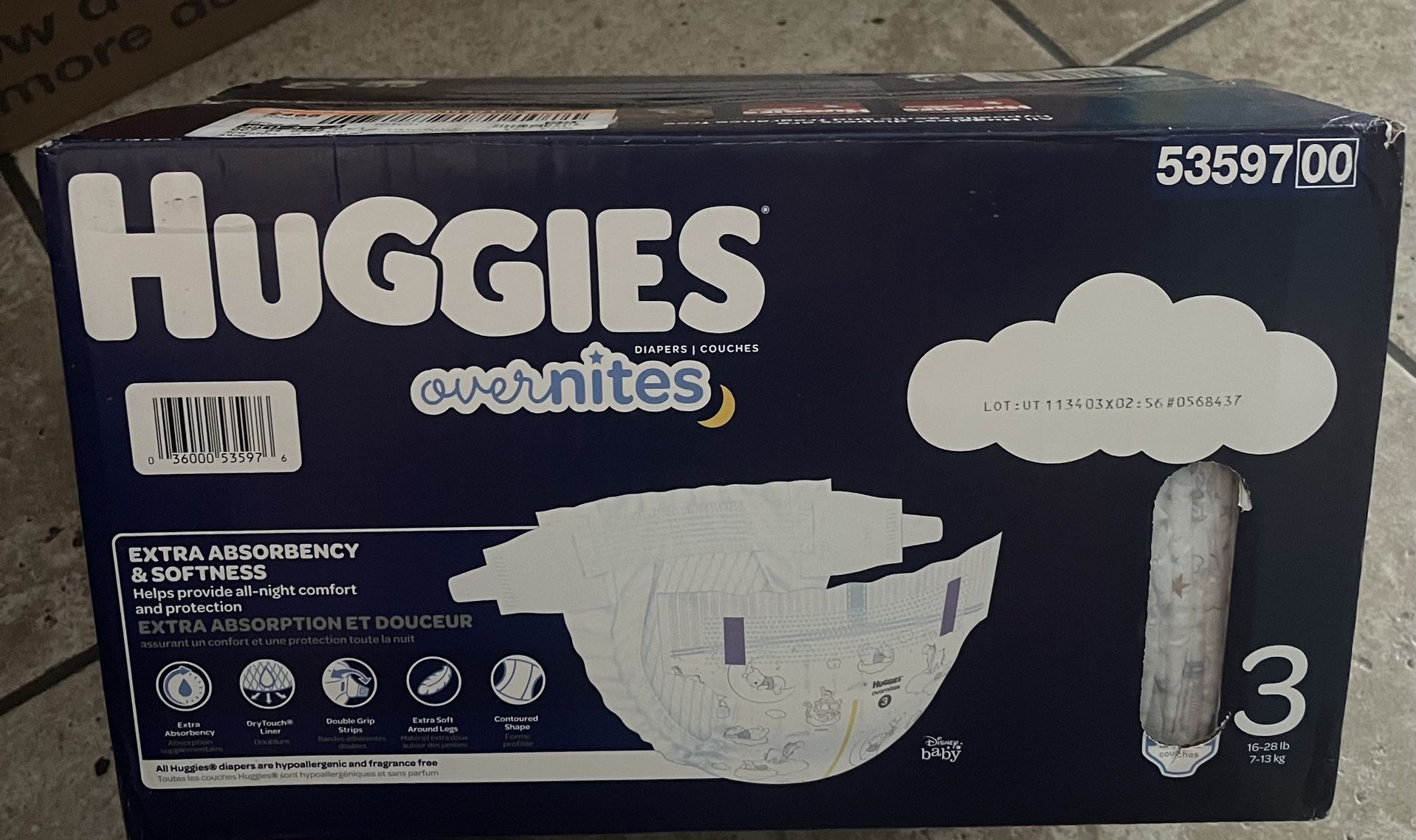 Huggies Overnite Size 3 (66 Ct)