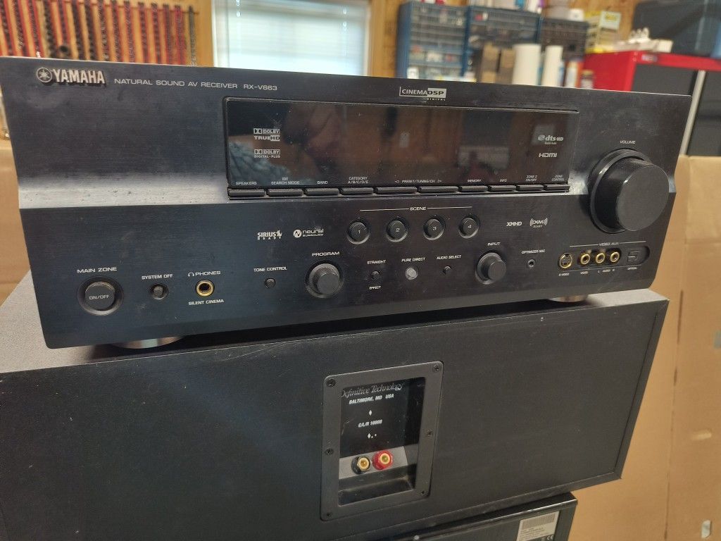 Yamaha RX-V663 Natural Sound AV Receiver-Used for Sale in Suffolk