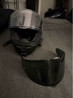 Motorcycle Helmet + Cardo/Visor