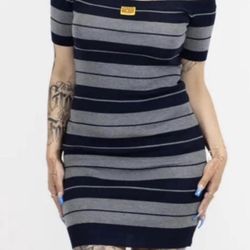 FB County Women's Black And Grey Dress