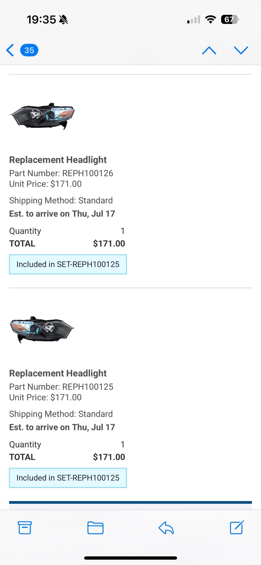 Honda Insight Headlights