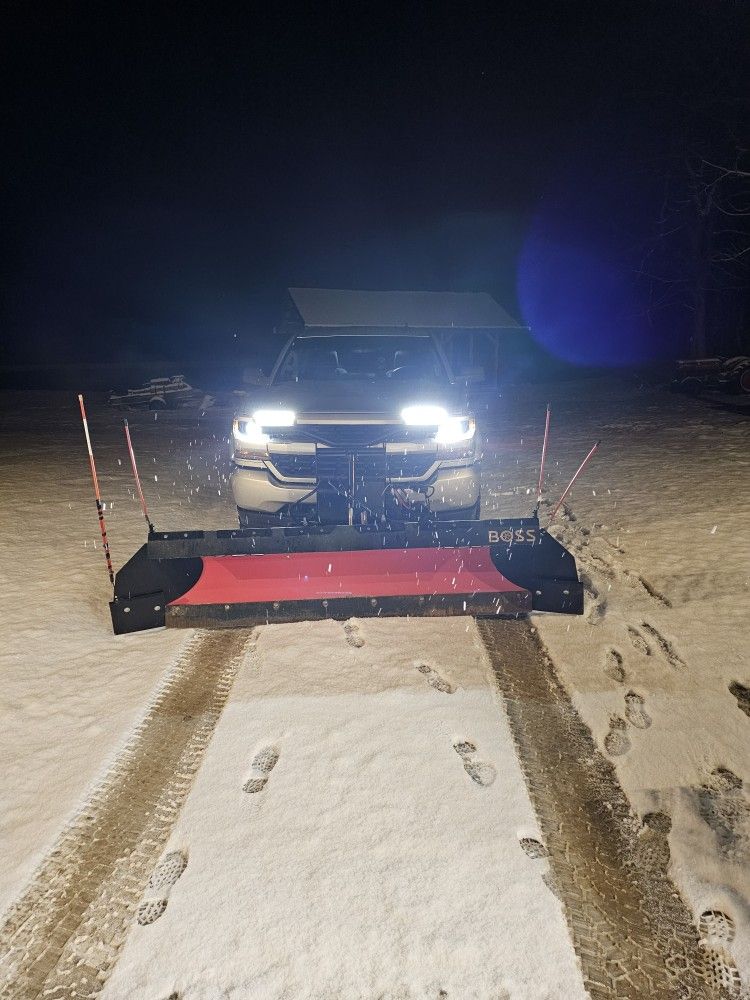 Chevy Silverado Boss Htx Poly Snowplow