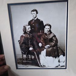 Black And White Photo Custer Family Photo General Custer