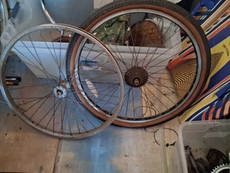 Bicycle wheels.  26"""    15 bucks each