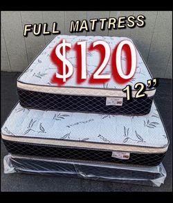 Full size pillow top mattress