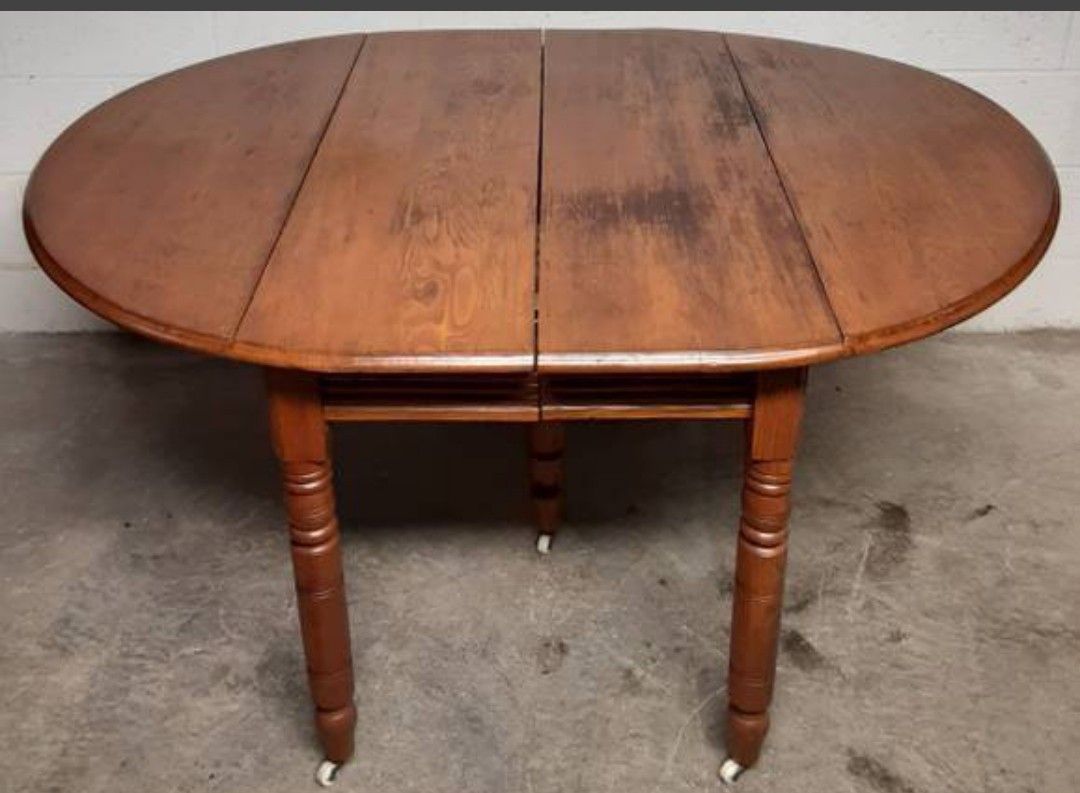 1800 Solid Oak Harvest Table