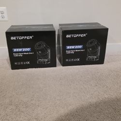 Brand New Betopper BSW 200 Moving Head Light (BEAM, SPOT, WASH)