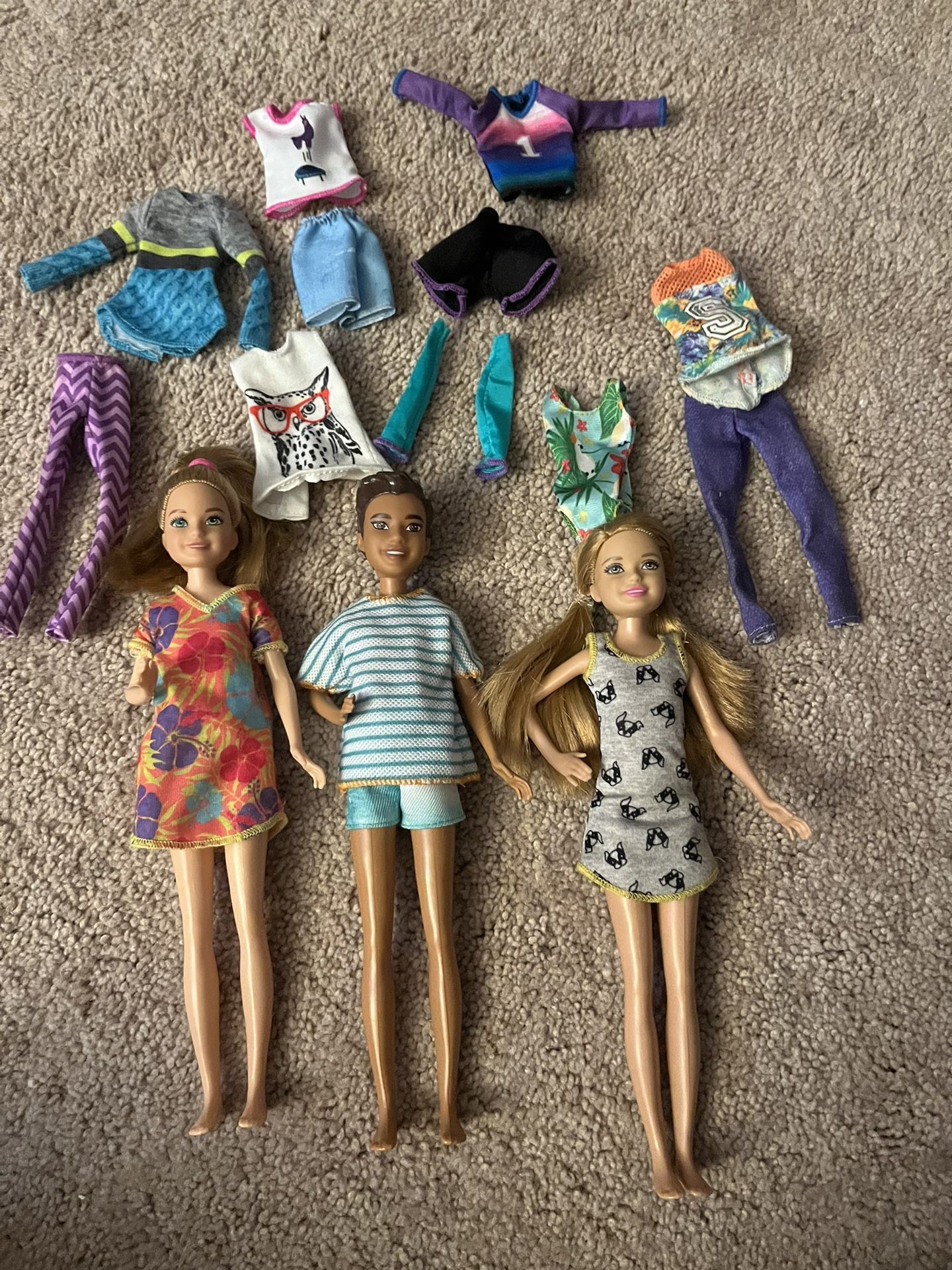 Barbie Stacie Dolls And Clothes