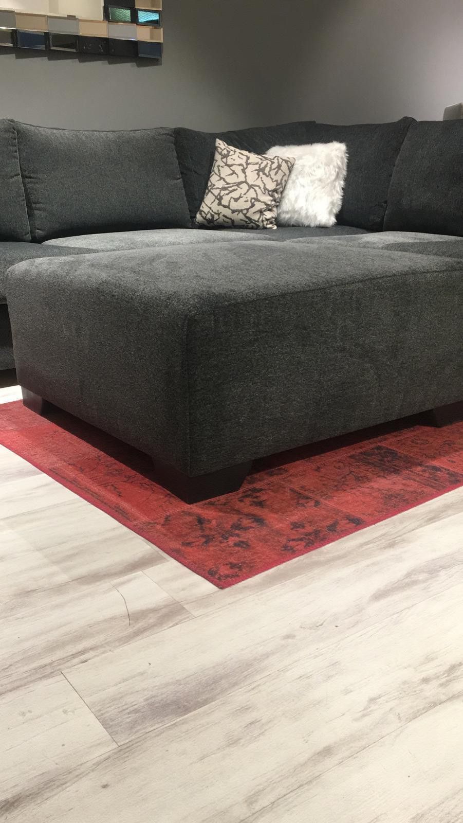 Smoke Sectional Couch, Living Room // Delivery Available