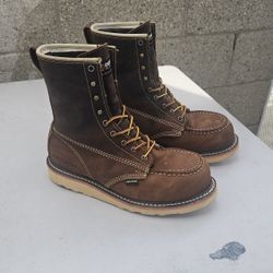 Size 9 Wide Duradero Work Boots Steel Toe 