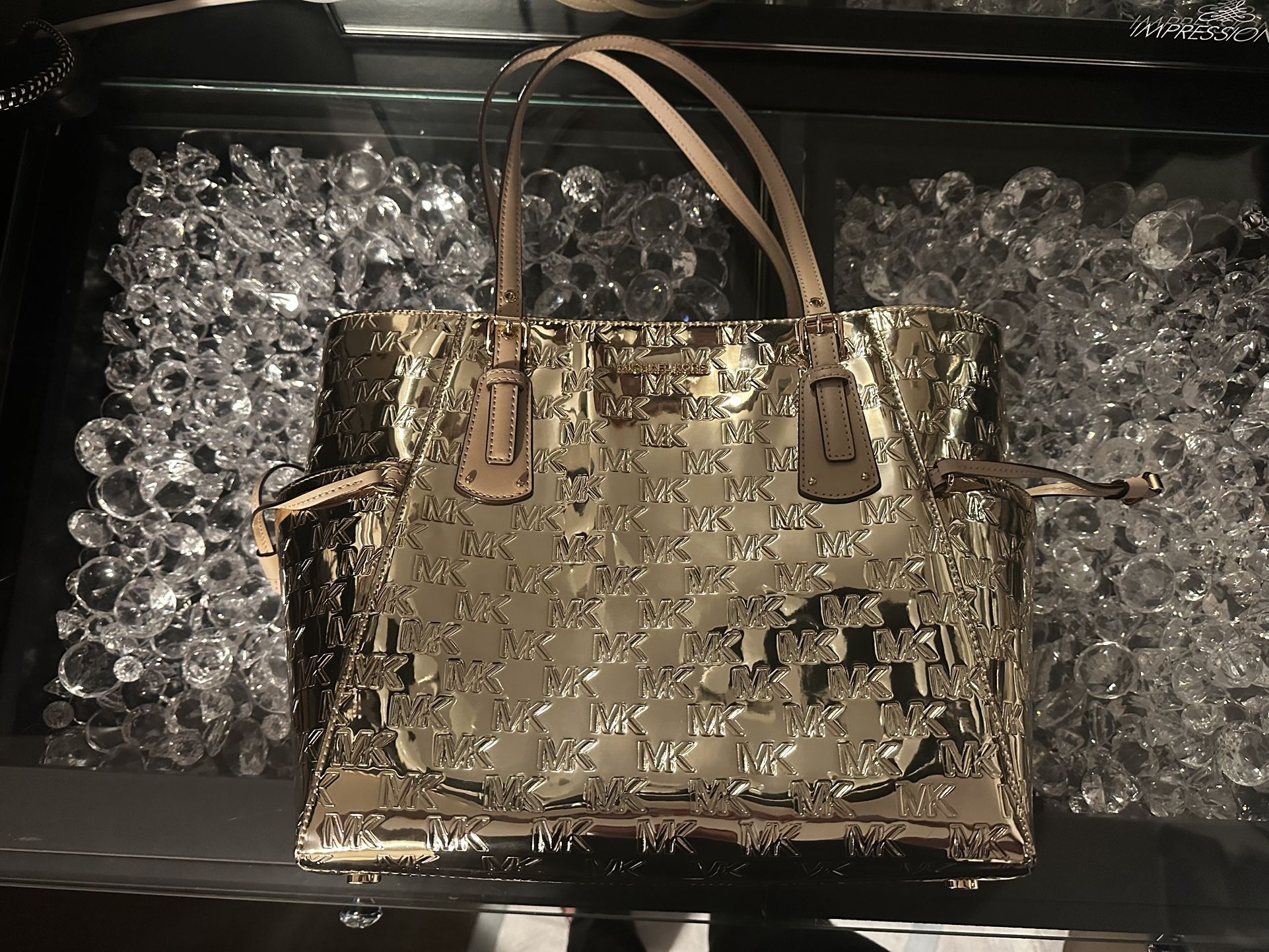 Michael Kors Luxury Gold Purse (New)