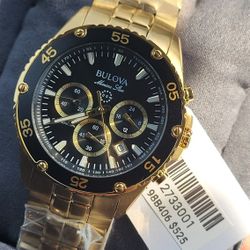 NWT MEN'S BULOVA MARINE STAR 98B406 $525