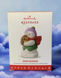 Hallmark Snow Buddies 2016 19th in the Series signed by Artist, Tammy Haddix