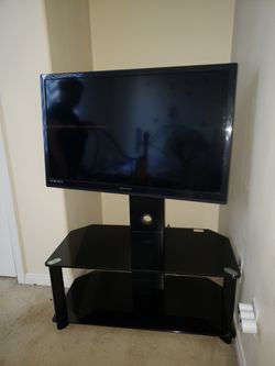 TV with stand.