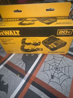 New Dewalt  20v  5ah  2 pack kit, PRICE FIRM