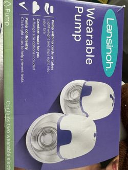 Wearable Pump* “Lansinoh”Chargeable No Cords, No Tubes