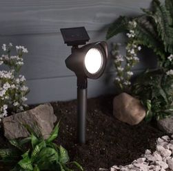 Solar Spot Lights Outdoor, Bright Solar Power Light to Spotlight Plants, Garden or a Tree  (4Pack)