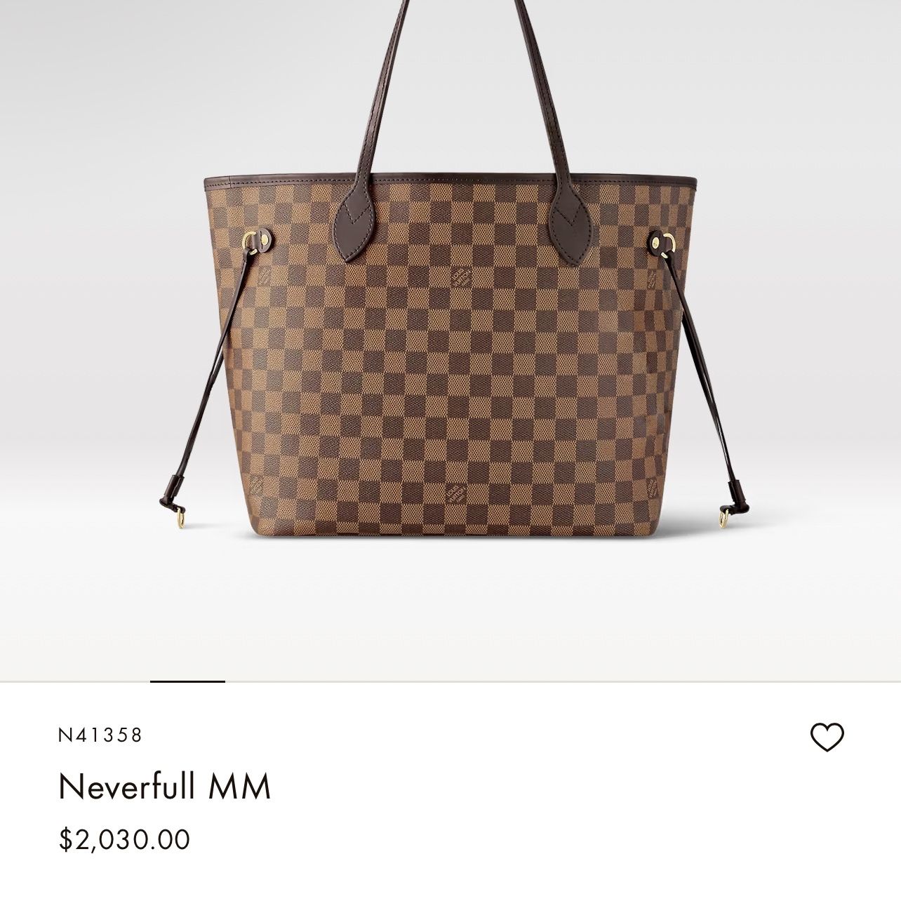 Authentic- Louis Vuitton Neverfull MM- Receipt Shown In Photos