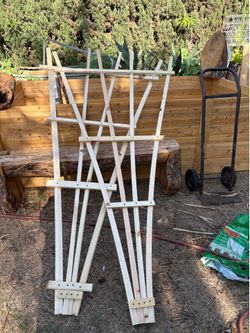 Wooden Garden Trellis Panel