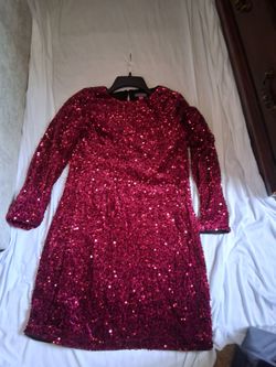 Beautiful sparkling red dress